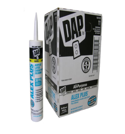 Alex Plus WHITE 35 YRS Caulk Box(12pcs)