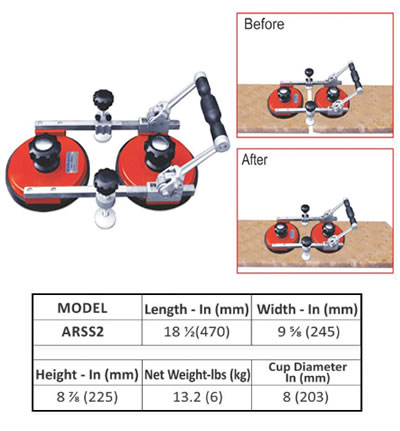 [ARSS2-W] Ratchet WHITE Rubber Seam Setter M2 ABACO