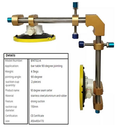[BNT02-A] Seam Setter 6"- 90 DEGREE Jointing
